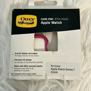 Otter box Apple Watch Series 7 41 mm case protector. New pink, and red.‎
